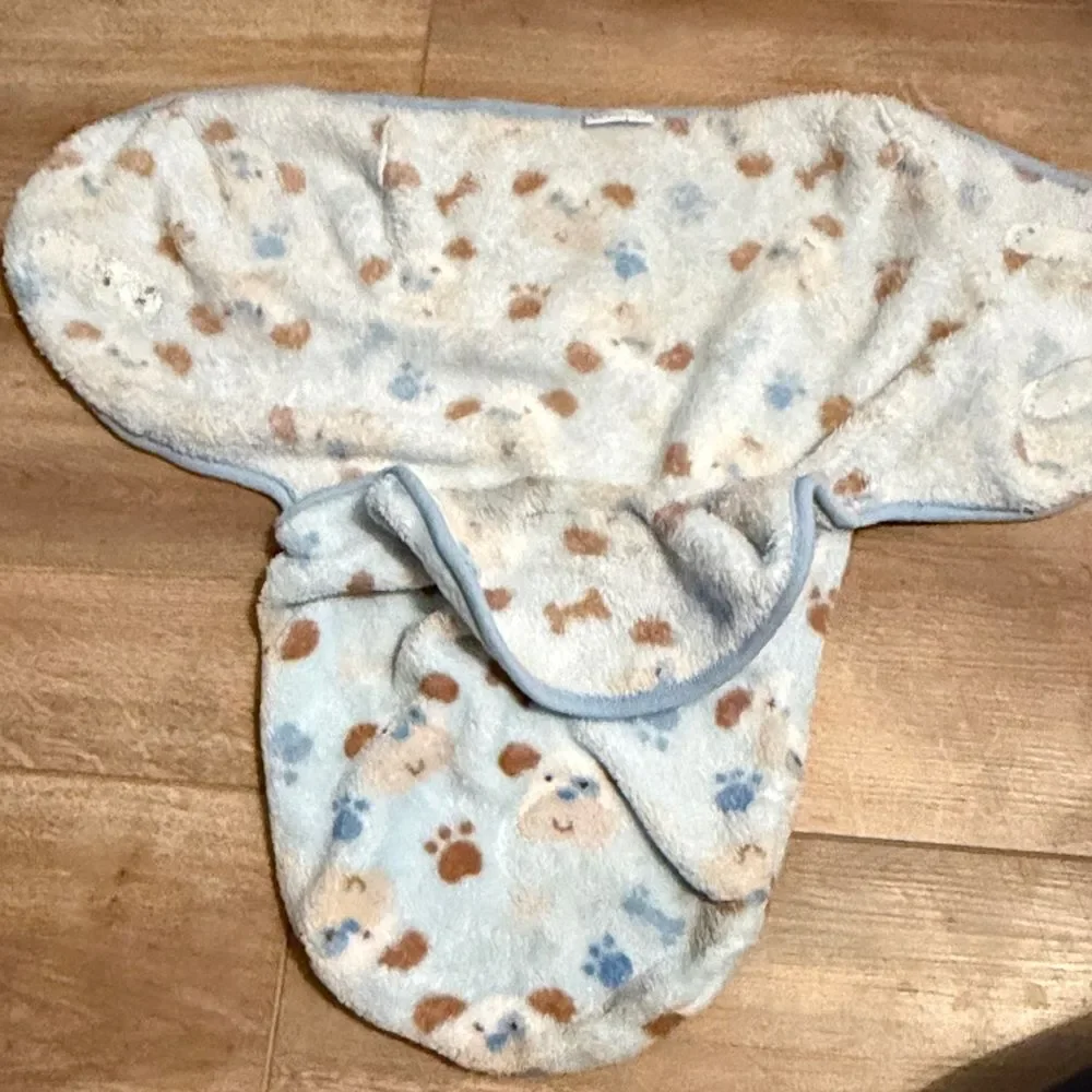 Cute Dog Print Baby Swaddle Blanket